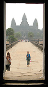 2 views of Angkor Wat